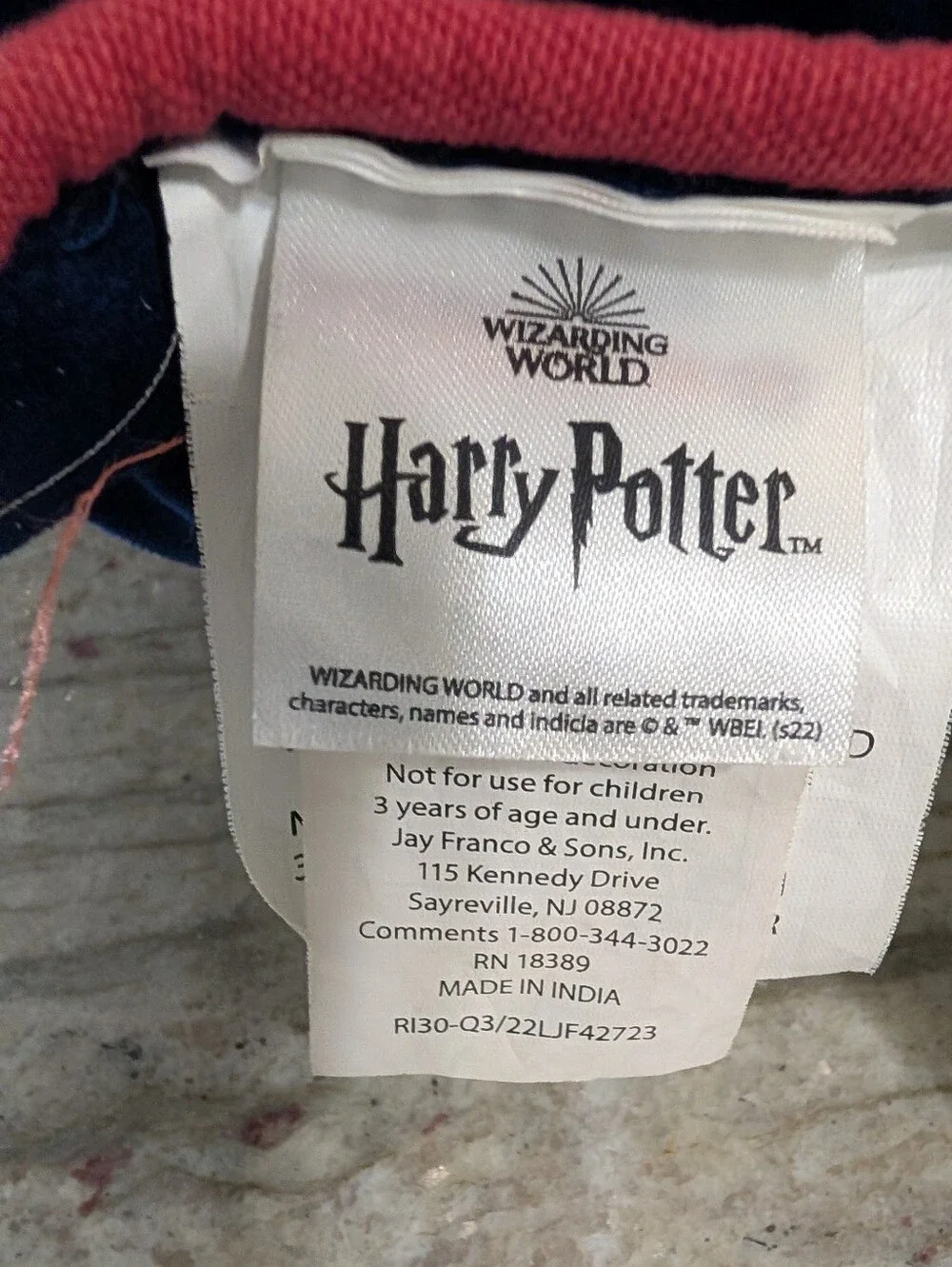 Harry Potter Hogwarts Throw Pillow Velvet Wizarding World Cushion 16
